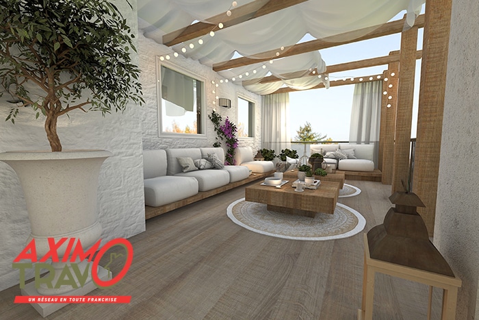 Décoration extérieur terrasse